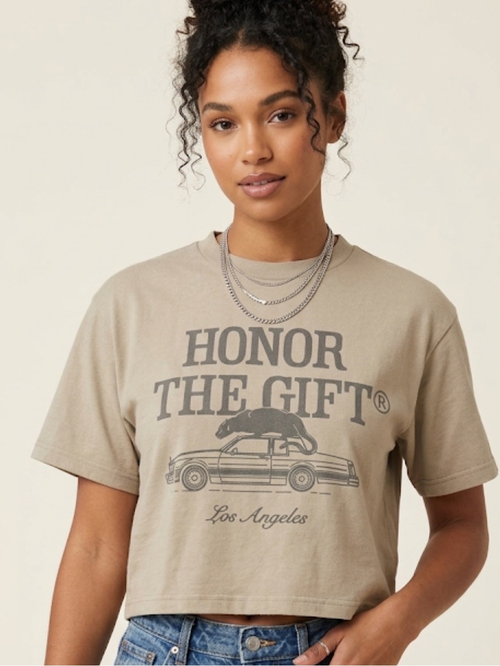 Honor the Gift Women’s crop tee size Small New!